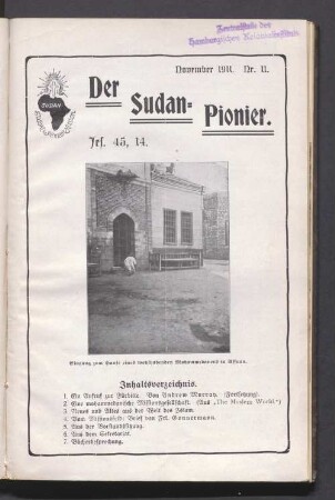 November 1911. Nr. 11