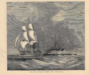The new ironclad turret ship "Thunderer"