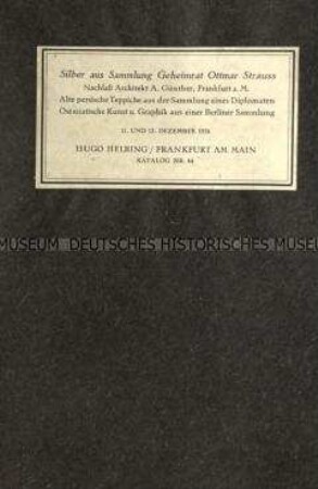 Auktionskatalog