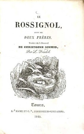 Le rossignol