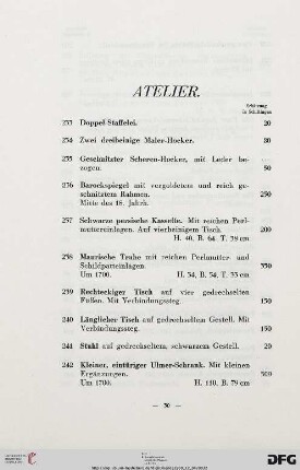 Atelier (Nr. 233-302)
