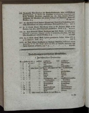 Verbesserungen verschiedner Druckfehler.