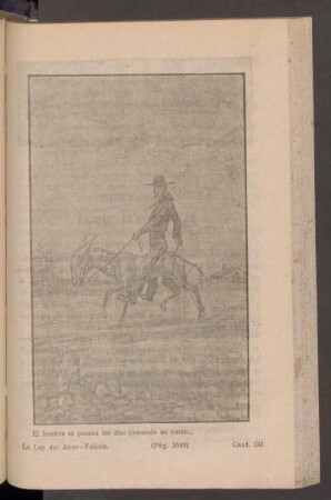 El hombre se pasaba los días paseando un burro... - [Ilustración]