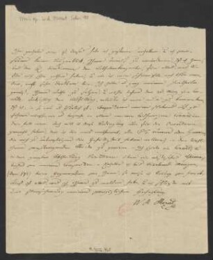 Brief an Wilhelm Gombart : 12.03.1821