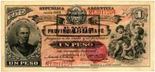 Geldschein, Peso, 1.1.1888