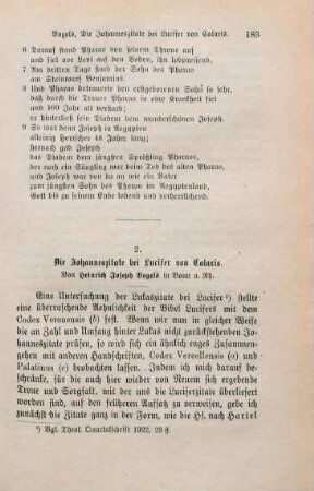 183-200 Die Johanneszitate bei Lucifer von Calaris