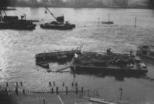 Hochwasser 1952 bei Koblenz/Mosel