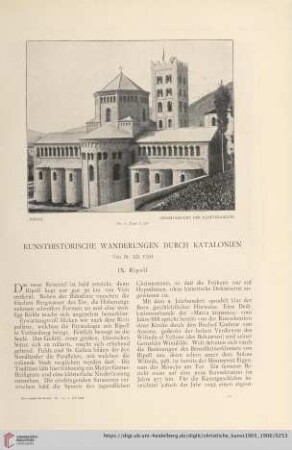 Kunsthistorische Wanderungen durch Katalonien