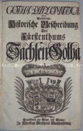 Historische Beschreibung des Fürstentums Sachsen-Gotha