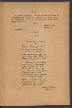 Idilio : (Traducción de Pérez Bonalde.) - [Poesía]