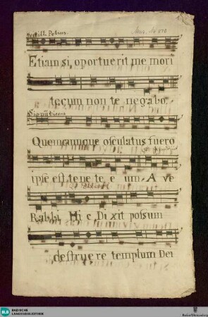 Sacred songs - Don Mus.Ms. 510 : V