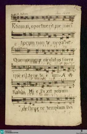 Sacred songs - Don Mus.Ms. 510 : V