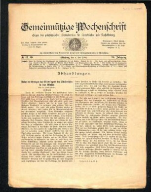 Artikel: "Über die Grenzen des Eindringens der Lichtstrahlen in das Wasser" von Kurt Lampert