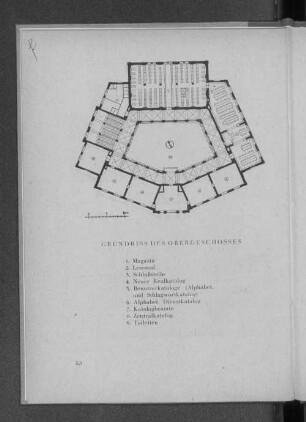Grundriss des Obergeschosses