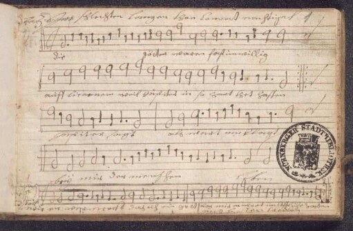 Sieben Melodien mit Texten aus Ambrosius Metzgers Metamorphosenzyklus