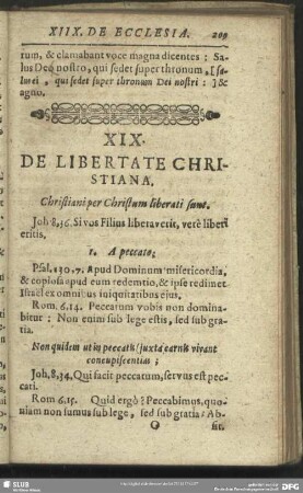 XIX. De Libertate Christiana