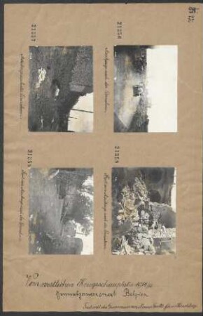 Fort von Maubeuge nach der Einnahme