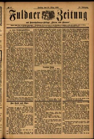 Ausgabe vom Freitag, den 20. März 1896.