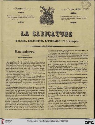 Numéro 70 (1er Mars 1832)