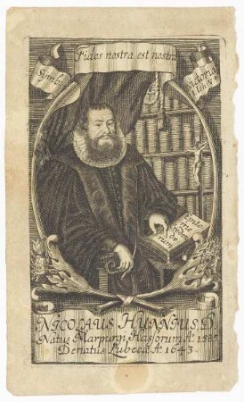Bildnis des Nicolaus Hunnius