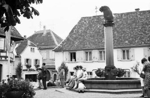 Wachenheim: Brunnen am Markt