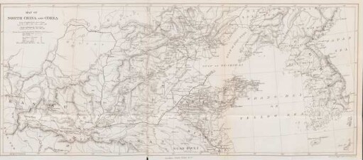 Map of North China and Corea