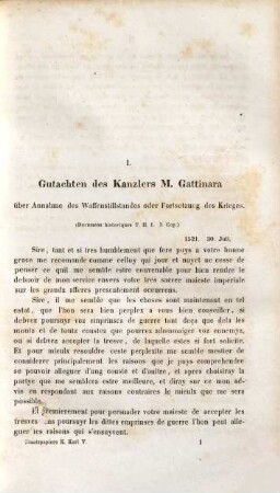 Staatspapiere zur Geschichte des Kaisers Karl V. : aus dem Königlichen Archiv und der Bibliothèque de Bourgogne zu Brüssel