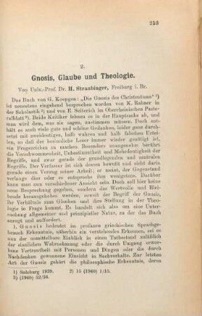 253-267 Gnosis, Glaube und Theologie