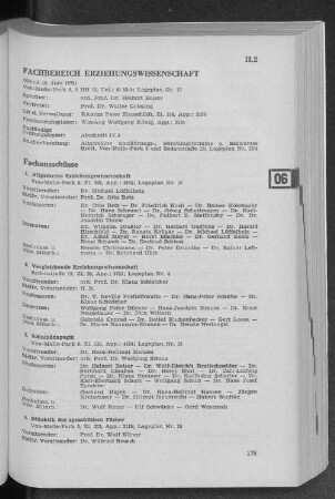 Fachausschüsse