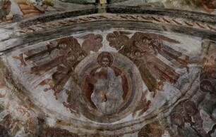 Thronender Christus & Szenen aus dem Marienleben