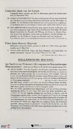 Holländische Malerei (Nr. 42-60)