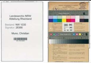 Entnazifizierung Christian Muno , geb. 03.05.1890 (Maschinist)