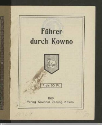 Führer durch Kowno