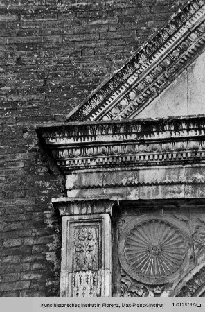 Santa Maria degli Angeli, Santa Maria degli Angeli in Valli, Santa Maria degli Angeli: Fassade, Siena