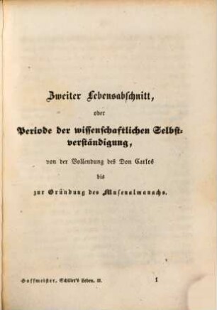Schiller's Leben : für d. weitern Kreis seiner Leser. 2
