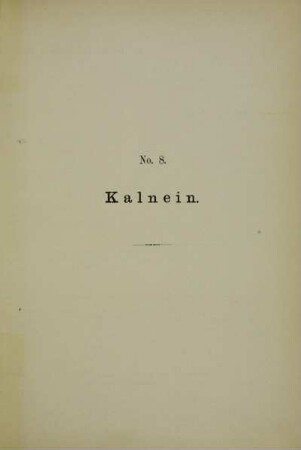 8. Kalnein