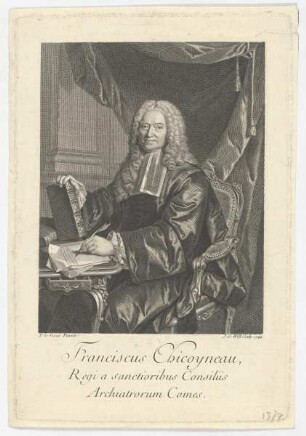 Bildnis des Franciscus Chicoyneau