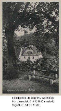Mühltal bei Darmstadt-Eberstadt, alte Kaisermühle