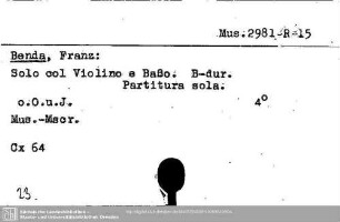 Benda, Franz
