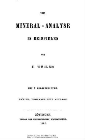 Die Mineral-Analyse in Beispielen