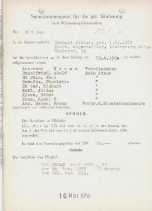 Johler, Gebhard