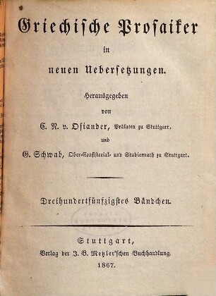 Die erhaltenen Reden des Lysias, 1