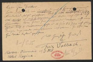 Brief an Ludwig Strecker an B. Schott's Söhne : 31.03.1928