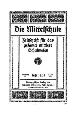 14/15: Heft 14/15