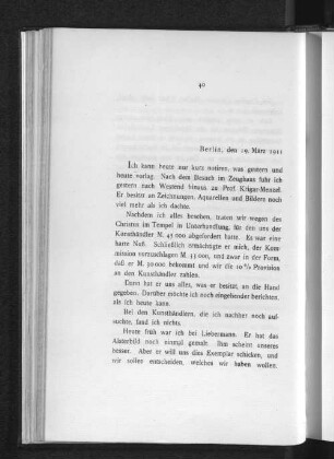 Berlin, den 19. März 1911