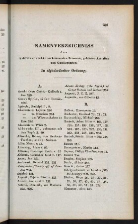 391-398, Namensverzeichniss