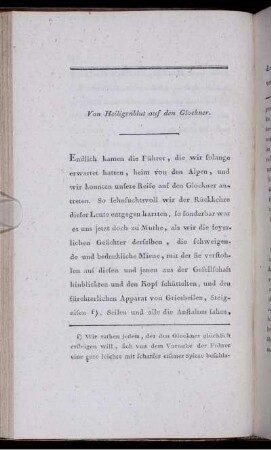 Von Heiligenblut auf den Glockner.