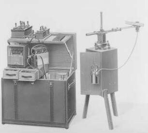 Transportables elektrisches Photometer von Siemens : Technikgeschichte | Physik | Elektrizität | Elektrische Meßinstrumente