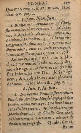 Junius. [Seiten 105-108 fehlen in der Vorlage.]