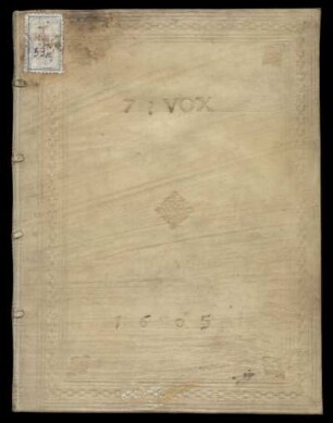 Geistliche Vokalmusik. Septima Vox : 17. Jh.